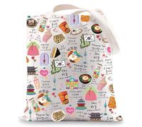 MYSOMY Korean Tote Bag Korea Trip Gifts South Korea Travel Gifts K Drama K Pop Lover Gifts Korea Seoul Shoulder Bag (KnowThank UK)