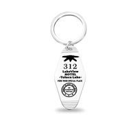 MYSOMY Lake View Hotel Keychain Lake View Gifts Toluca Lake Find Your Special Place Jewelry Horror Game Keychain (312 Lake uk2)