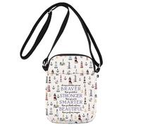 MYSOMY Lighthouse Crossbody Bag Lighthouse Lover Gifts Always Remember You Are Braver Gifts Lighthouse Anchor Shoulder Bag (Lighthouse Braver cb1)