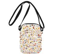 MYSOMY Magic Kingdom Crossbody Bag Magic Kingdom Lover Gift Magic Kingdom Snack Travel Bag Snack Vacation Merch (Many Snacks UK)