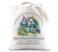 MYSOMY Matilda Tote Bag Miss Honey's Cottage Gifts Matilda Movie Gifts Matilda The Musical Shoulder Bag (Miss Honey's uk)