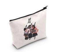 MYSOMY Merrily We Roll Along Inspired Gift It Started Out Like a Song Makeup Bag Broadway Musical Theatre Gift (Like a Song Bag)