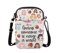 MYSOMY Nana Anime Crossbody Bag Nana Manga Gifts Nana & Hachi Gifts Loving Someone Is Never a Waste Nana Anime Shoulder Bag (loving someon UK2)