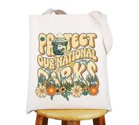 MYSOMY National Park Tote Bag National Park Conservation Gifts Environmental Activism Gifts Protect Our National Parks Shoulder Bag (resist-TG uk2)