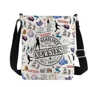 MYSOMY Newsies Musical Crossbody Bag Newsboy Jack Gifts Headlines Don't Sell Papes Newsies Sell Papes Newsies Musical Shoulder Bag (Newsies CB uk2)