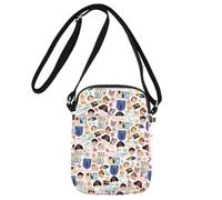 MYSOMY Nick And Charlie Crossbody Bag Hi Hi Leaves Gifts I Love Liking You Gifts Nick & Charlie & Elle & Tao & Darcy Gifts (gay panic ohh UK)