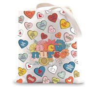 MYSOMY NICU Nurse Tote Bag NICU Nurse Appreciation Gift Neonatal Intensive Care Unit Canvas Bag Neonatal Nurse Gifts NICU Nurse Work Bag (nicu tote UK)