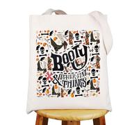 MYSOMY OFMD TV Show Tote Bag Booty And Other Fine Things OFMD Merch Pirate Comedy TV Show Gift OFMD Gifts (BOOTY AND TB)