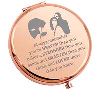 MYSOMY Opera Phanto Drama Gift Phantom's Mask Travel Compact Pocket Makeup Mirror Musicals Phantom Gift for Fans Musical Lover Gift (UK Opera Mirror)