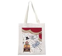 MYSOMY Opera Phantom Drama Gift Phantom's Mask Canvas Tote Bag Musicals Phantom Gift for Fans Broadway Musical Lover Gift (Opera TB)