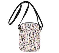 MYSOMY Owl Friends Crossbody Bag Hooty & King & Luz & Amity & Hunter Gifts Boiling Isles Shoulder Bag Hexside Magic Gifts (BlackWomen UK)