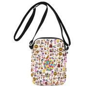 MYSOMY Paradise Falls Movie Crossbody Bag Adventure Is Out There Gifts Carl And Ellie Gifts Paradise Falls Shoulder Bag (WE And Balloon UK)