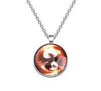 MYSOMY Phoenix Necklace Phoenix Bird Gifts Firebird Jewelry Rising Phoenix Jewelry Phoenix Gifts New Beginnings Gifts (Phoenix Necklace)
