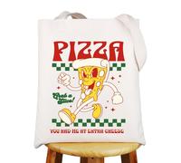 MYSOMY Pizza Lover Tote Bag Pizza Lovers And Foodie Gifts Pizza Chef Gifts Pizza Grab A Slice You Had Me At Enter Cheese Pizza Themed Shoulder Bag (Pizza TG UK2)