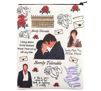 MYSOMY Pride Literary Book Sleeve Elizabeth and Darcy Gifts Pemberley Merch Literature Reader Gifts Literary Book Cover Librarian Gifts (Spoiler Alert)