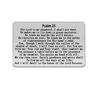 MYSOMY Psalm 23 Wallet Card the Lord is My Shepherd Religious Gifts for Christian Inspirational Gifts (Wallet Card)