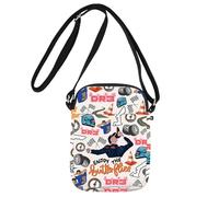 MYSOMY Racing Lover Crossbody Bag Race Driver Fans Gift Enjoy The Butterflies Gifts Racing Day Shoulder Bag (Enjoy The uk1)