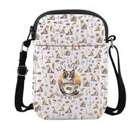 MYSOMY Ragdoll Cat Crossbody Bag Ragdoll Cat Gifts All i Need Is Coffee & My Ragdoll Shoulder Bag (ALL I NEED IS uk3)