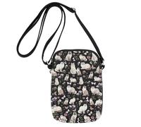 MYSOMY Ragdoll Cat Crossbody Bag - Unisex, Sling, 5.7" W x 8.5" L x 0.39" H, 1 oz, Water Resistant, Multiple Compartments, Adjustable Strap, Ragdoll Cat Cb Uk