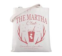 MYSOMY Reindeer TV Show Inspired Gift The Martha Club Tote Bag Reindeer Fan Gift Reindeer TV Show Merchandise (Club EST.2015 TB)