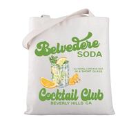 MYSOMY RHOBH Gifts Housewives Tote Bag Reality TV Show Lovers Gift Soda Cocktail Club Shoulder Bag Housewives Fan Gift (Cocktail Club TB)