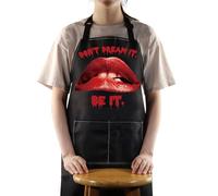 MYSOMY Rocky Horror Apron Rocky Musical Fans Gift Don't Dream It Be It Horror Picture Show Apron (Don't Dream It UK)