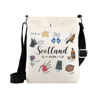 MYSOMY Scotland Crossbody Bag Scottish Gift UK Travel Souvenir Shoulder Bag Scotland Flag Gifts (Scotland MB)