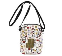 MYSOMY Seattle Skyline Crossbody Bag Kacl-Am 780 Talk Radio Gifts Frasier Crane And Niles Crane Shoulder Bag (MianChair UK)