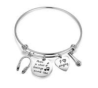 MYSOMY Singing Bracelet Singer Charm Jewelry Music Is What Feelings Sound Like Jewelry Music Teacher Gifts (Bracelet)