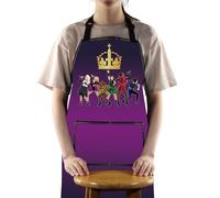 MYSOMY Six Crown Queen Apron Six Queens Gift You'Re One Of a Kind No Category Musical Apron (six Crown UK1)