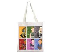 MYSOMY Six The Musical Gift Queens Broadway Musical Tote Bag Queens Musical Shoulder Bag Musical Theatre Fans Gift (UK Six Musical TB)