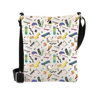 MYSOMY Skateboard Gift Skateboard Crossbody Bag Skateboard Shoulder Bag Gift for Skateboarder Skateboarding Lovers Gift (Skateboard CB)