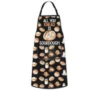 MYSOMY Sourdough Apron Sourdough Baker Apron Sourdough Bread Apron All You Knead Is Sourdough Gifts Sourdough Starter Apron (ALL YOU KNEAD IS UK1)