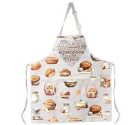 MYSOMY Sourdough is My Therapy Apron with Pockets Sourdough Baker Apron Bread Baking Apron Artisan Bread Gift (Sourdough Heart Apron)