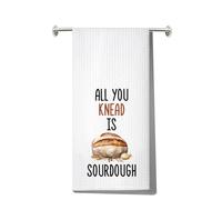 MYSOMY Sourdough Kitchen Towel Sourdough Bread Towel Sourdough Bread Baker Gifts All You Knead Is Sourdough Gifts (All You Knead UK)