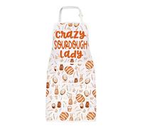 MYSOMY Sourdough Maker Gift Crazy Sourdough Lady Apron Sourdough Baker Apron Bread Baking Apron Sourdough Mama Gifts (Sourdough Lady Apron)