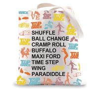 MYSOMY Tap Dance Tote Bag Tap Dance Lover Gifts Tap Dancer Gifts Tap Dance Teacher Tote Bag Tap Dance Team Gifts (Tap Dance UK)