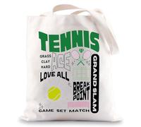 MYSOMY Tennis Player Tote Bag Tennis Lover Gifts Tennis Coach Tote Bag Tennis Captain Gift Tennis Mom Gift (Tennis ACE UK)