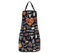 MYSOMY Texas Aprons With Pockets Texas State Souvenirs Gifts Kitchen Cooking Apron BBQ Chef Waterproof Apron Texas Lover Gift (Texas Apron)