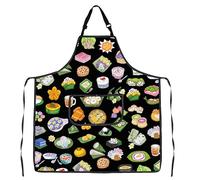 MYSOMY Thai Dessert Kitchen Apron Thai Dessert Lover Gift Thailand Food Apron Thailand Souvenir Gift (Thai Apron)