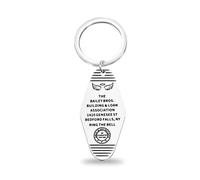MYSOMY The Bailey Bros Building And Loan Keychain Bedford Falls Gifts George Lassos The Moon Gifts Wonderful Life Inspired Keychain (TheBell UK)