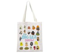 MYSOMY The Big Lez Show Characters Tote Bag The Big Lez Show Merchandise Australia TV Show Fans Gift (Big Lez TB3)