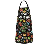 MYSOMY Tomato Garden Kitchen Apron Tomatoes Lover Apron Tomato Gardener Apron Tomato Farmer Gift Tomato Gardeners Gift (Tomato Garden UK2)