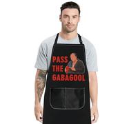 MYSOMY Tony Kitchen Apron Tony And Duck Gifts Pass The Gabagool Gifts Gangster Movie Apron (PASS THE UK1)