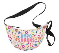 MYSOMY Type 1 Diabetes Snack Bag Hypo Snacks Bag Diabetes Insulin Shoulder Bag Emergency Snacks Kit T1D Warrior Gift Diabetic Supply Kit (Hypo Snacks cb3 UK3)