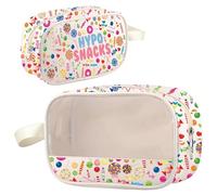 MYSOMY Type 1 Diabetes Snack Bag Hypo Snacks Bag Emergency Snacks Kit T1d Warrior Gift Diabetic Supply Kit Diabetes Insulin Bag (HypoSnacks clear2)