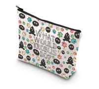 MYSOMY Valley Game Gift What Would Krobus Do Makeup Bag Farming Harvest Moon Video Game Lover Cosmetic Bag Video Gaming Merch (Krobus Bag)