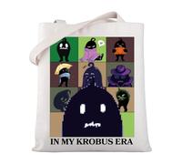 MYSOMY Valley Game Shoulder Bag In My Krobus Era Tote Bag Farming Harvest Moon Video Game Lover Shopping Bag Pixel Game Gift (Krobus TB)