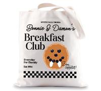 MYSOMY Vampire TV Show Tote Bag Damon Salvatore Gift Vampire Blueberry Pancake Gifts TVD Merch (breakfast club UK)