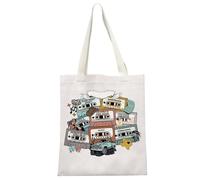 MYSOMY Western and Country Music Shoulder Bag Country Music Fans Gift Album Songs Shopping Bag Country Concert Bag (Country Music TB)